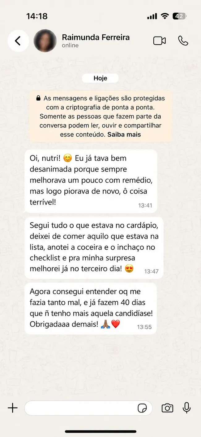 Depoimento de Raimunda Ferreira